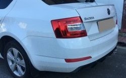 6 199 р. Накладка на задний бампер Rieger Style  Skoda Octavia  A7 (2012-2017) дорестайлинг лифтбэк, дорестайлинг универсал (Неокрашенная)  с доставкой в г. Кемерово. Увеличить фотографию 7