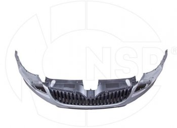 7 999 р. Передний бампер NSP (с решеткой радиатора) Skoda Octavia A7 дорестайлинг лифтбэк (2012-2017) (Неокрашенный)  с доставкой в г. Кемерово. Увеличить фотографию 2
