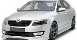 5 999 р. Пороги накладки CT Skoda Octavia A7 дорестайлинг универсал (2012-2017) (Неокрашенные)  с доставкой в г. Кемерово. Увеличить фотографию 2