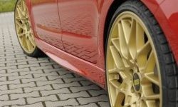 6 999 р. Пороги накладки R-Style Skoda Octavia A7 дорестайлинг лифтбэк (2012-2017) (Неокрашенные)  с доставкой в г. Кемерово. Увеличить фотографию 2