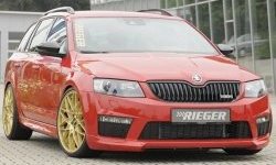 6 999 р. Пороги накладки R-Style Skoda Octavia A7 дорестайлинг лифтбэк (2012-2017) (Неокрашенные)  с доставкой в г. Кемерово. Увеличить фотографию 3