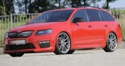 6 999 р. Пороги накладки R-Style Skoda Octavia A7 дорестайлинг лифтбэк (2012-2017) (Неокрашенные)  с доставкой в г. Кемерово. Увеличить фотографию 4