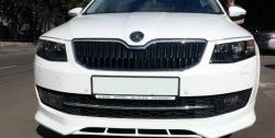 1 199 р. Реснички на фары CT Skoda Octavia A7 дорестайлинг универсал (2012-2017) (Неокрашенные)  с доставкой в г. Кемерово. Увеличить фотографию 3