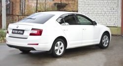 1 059 р. Реснички на фонари RA  Skoda Octavia  A7 (2012-2020) дорестайлинг лифтбэк, рестайлинг лифтбэк (Неокрашенные)  с доставкой в г. Кемерово. Увеличить фотографию 2