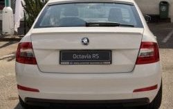 3 499 р. Лип спойлер CT Skoda Octavia A7 рестайлинг лифтбэк (2016-2020) (Неокрашенный)  с доставкой в г. Кемерово. Увеличить фотографию 2