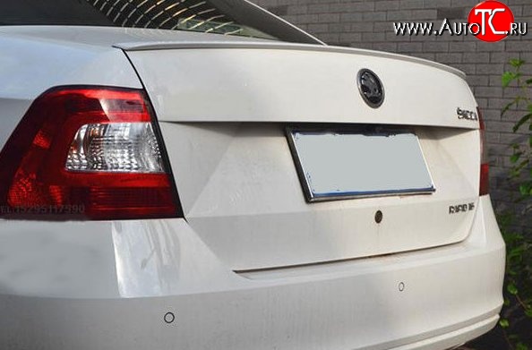 2 179 р. Спойлер M-VRS Skoda Octavia A7 рестайлинг лифтбэк (2016-2020) (Неокрашенный)  с доставкой в г. Кемерово