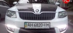 1 999 р. Вставки в нижнюю часть бампера в стиле RS Skoda Octavia A7 дорестайлинг лифтбэк (2012-2017) (Неокрашенные)  с доставкой в г. Кемерово. Увеличить фотографию 7