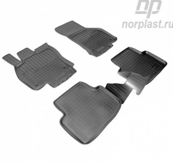 Коврики салонные литьевые Norplast Skoda Octavia  A7 (2012-2020) дорестайлинг лифтбэк, дорестайлинг универсал, рестайлинг лифтбэк, рестайлинг универсал