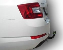 56 999 р. Фаркоп Лидер Плюс. Skoda Octavia A7 дорестайлинг лифтбэк (2012-2017) (Без электропакета)  с доставкой в г. Кемерово. Увеличить фотографию 3