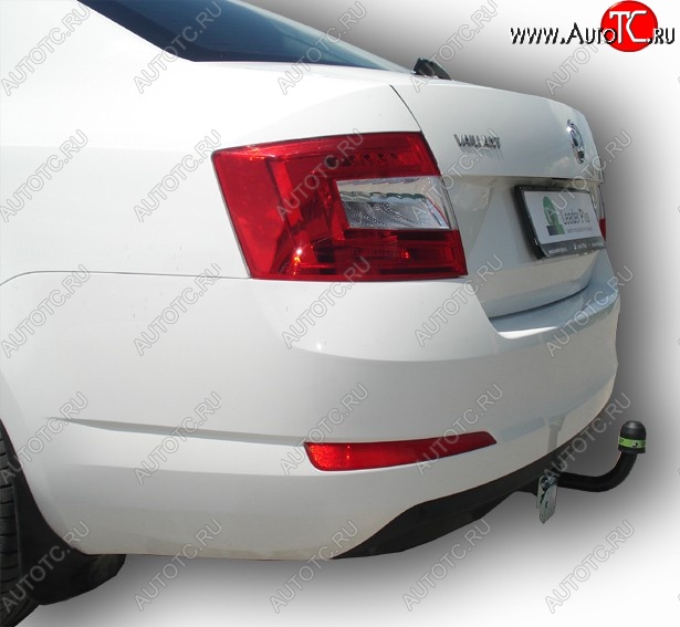 56 999 р. Фаркоп Лидер Плюс. Skoda Octavia A7 дорестайлинг лифтбэк (2012-2017) (Без электропакета)  с доставкой в г. Кемерово