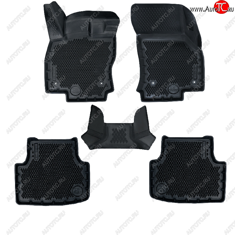 4 349 р. Коврики салона DELFORM ❞EVA 3D Premium❝ (термоэластопласт/ТЭП) Skoda Octavia A7 рестайлинг универсал (2016-2020)  с доставкой в г. Кемерово