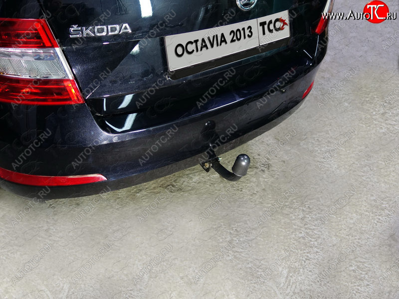 12 499 р. Фаркоп (тягово-сцепное устройство) TCC  Skoda Octavia  A7 (2012-2020) дорестайлинг лифтбэк, дорестайлинг универсал, рестайлинг лифтбэк, рестайлинг универсал (Оцинкованный, шар A )  с доставкой в г. Кемерово