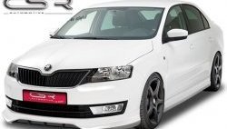 7 249 р. Пороги накладки CSR style Skoda Rapid NH1 хэтчбэк дорестайлинг (2012-2017) (Неокрашенные)  с доставкой в г. Кемерово. Увеличить фотографию 3
