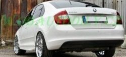 6 249 р. Пороги накладки CT Skoda Rapid NH1 хэтчбэк дорестайлинг (2012-2017) (Неокрашенные)  с доставкой в г. Кемерово. Увеличить фотографию 5