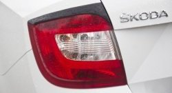 Реснички на фонари RA Skoda Rapid  NH3 (2012-2017) дорестайлинг лифтбэк