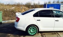 4 999 р. Спойлер RS style Skoda Rapid NH3 дорестайлинг лифтбэк (2012-2017) (Неокрашенный)  с доставкой в г. Кемерово. Увеличить фотографию 12