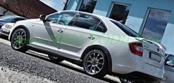 4 999 р. Спойлер RS style Skoda Rapid NH3 дорестайлинг лифтбэк (2012-2017) (Неокрашенный)  с доставкой в г. Кемерово. Увеличить фотографию 8