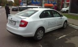 3 449 р. Спойлер Style Skoda Rapid NH3 дорестайлинг лифтбэк (2012-2017) (Неокрашенный)  с доставкой в г. Кемерово. Увеличить фотографию 3