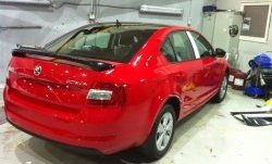 3 449 р. Спойлер Style Skoda Rapid NH3 дорестайлинг лифтбэк (2012-2017) (Неокрашенный)  с доставкой в г. Кемерово. Увеличить фотографию 4