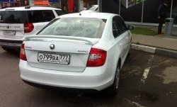 3 449 р. Спойлер Style Skoda Rapid NH3 дорестайлинг лифтбэк (2012-2017) (Неокрашенный)  с доставкой в г. Кемерово. Увеличить фотографию 5