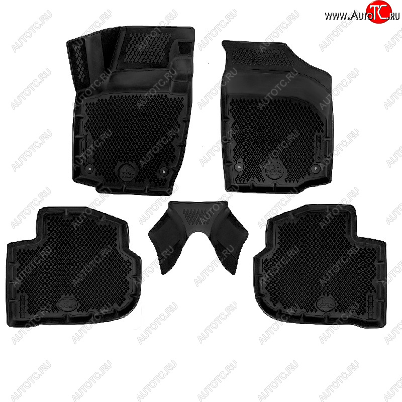 3 599 р. Коврики салона DELFORM ❞EVA 3D Premium❝ (термоэластопласт/ТЭП) Volkswagen Polo Mk6 лифтбек (2020-2022)  с доставкой в г. Кемерово