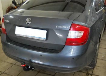 7 999 р. Фаркоп Bosal-Oris Skoda Rapid NH3 дорестайлинг лифтбэк (2012-2017)  с доставкой в г. Кемерово. Увеличить фотографию 2