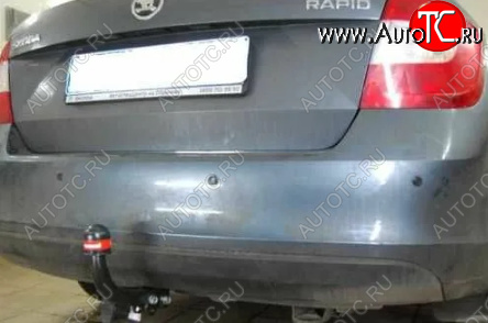 7 999 р. Фаркоп Bosal-Oris Skoda Rapid NH3 дорестайлинг лифтбэк (2012-2017)  с доставкой в г. Кемерово