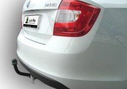 55 999 р. Фаркоп Лидер Плюс.  Skoda Rapid ( NH3,  NH1) (2012-2017), Volkswagen Polo  5 (2009-2020) (Без электропакета)  с доставкой в г. Кемерово. Увеличить фотографию 1