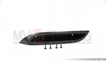 4 199 р. Имитация насадок глушителя RS Style MV-Tuning  Skoda Rapid  MK2 (2019-2025) (BLACK (чёрный глянец))  с доставкой в г. Кемерово. Увеличить фотографию 2