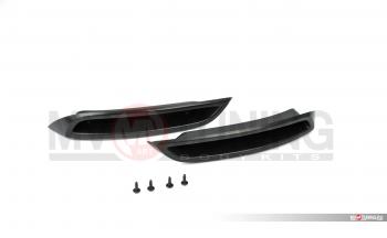 4 199 р. Имитация насадок глушителя RS Style MV-Tuning  Skoda Rapid  MK2 (2019-2025) (BLACK (чёрный глянец))  с доставкой в г. Кемерово. Увеличить фотографию 3