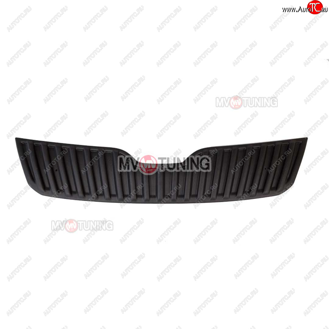 2 449 р. Заглушка решетки радиатора MV-Tuning  Skoda Rapid ( NH3,  NH1) (2012-2020) дорестайлинг лифтбэк, хэтчбэк дорестайлинг, хэтчбэк рестайлинг, рестайлинг лифтбэк (Поверхность текстурная)  с доставкой в г. Кемерово