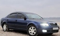 1 649 р. Реснички на фары CT Skoda Superb седан 3U дорестайлинг (2001-2006) (Неокрашенные)  с доставкой в г. Кемерово. Увеличить фотографию 3