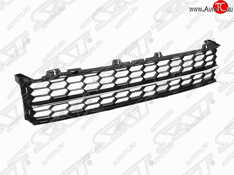 1 039 р. Решётка в передний бампер (с хром молдингом) SAT  Skoda Superb  B8 (3V) (2015-2019) лифтбэк дорестайлинг  с доставкой в г. Кемерово