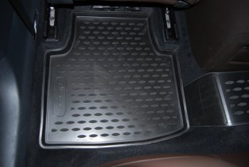 2 899 р. Комплект 3D ковриков салона Element (полиуретан) Skoda Superb B8 (3V5) универсал дорестайлинг (2015-2019) (Черные)  с доставкой в г. Кемерово. Увеличить фотографию 3