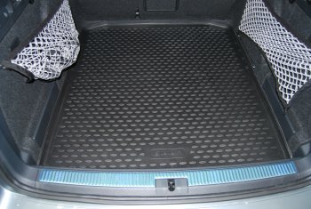 1 999 р. Коврик багажника Element (полиуретан) Skoda Superb B8 (3V) лифтбэк дорестайлинг (2015-2019) (Черный)  с доставкой в г. Кемерово. Увеличить фотографию 2