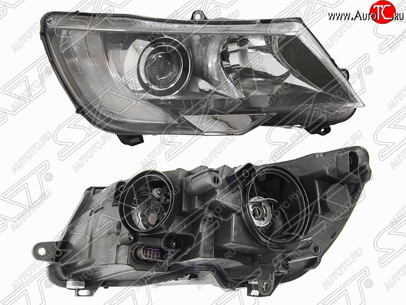 18 099 р. Правая фара передняя SAT Skoda Superb B6 (3T5) универсал рестайлинг (2013-2015)  с доставкой в г. Кемерово