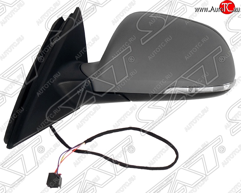 4 799 р. Боковое левое зеркало заднего вида SAT (обогрев, поворот, 6 контактов)  Skoda Superb ( B6 (3T),  B6 (3T5),  (B6) 3T) (2008-2015) лифтбэк дорестайлинг, универсал доресталийнг, лифтбэк рестайлинг, универсал рестайлинг (Неокрашенное)  с доставкой в г. Кемерово