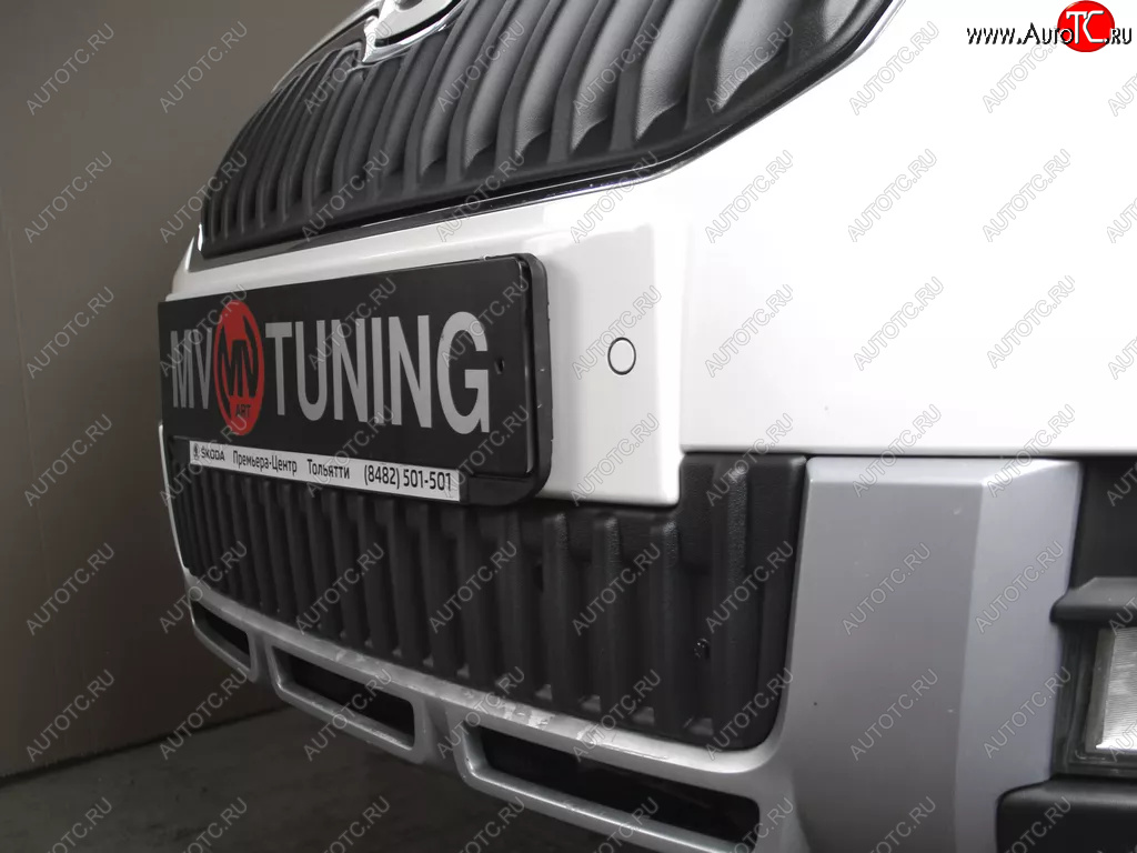 2 999 р. Заглушка воздухозаборника бампера (нижняя, OUTDOOR) MV-Tuning  Skoda Yeti (2013-2018) (Текстурная поверхность)  с доставкой в г. Кемерово