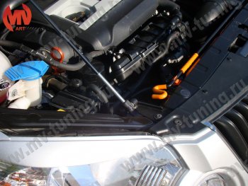 2 969 р. Упор капота MV-Tuning (одинарный)  Skoda Yeti (2009-2018)  с доставкой в г. Кемерово. Увеличить фотографию 5