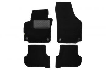 Текстильные коврики салона Klever Standart Skoda Yeti (2009-2013) (черные)