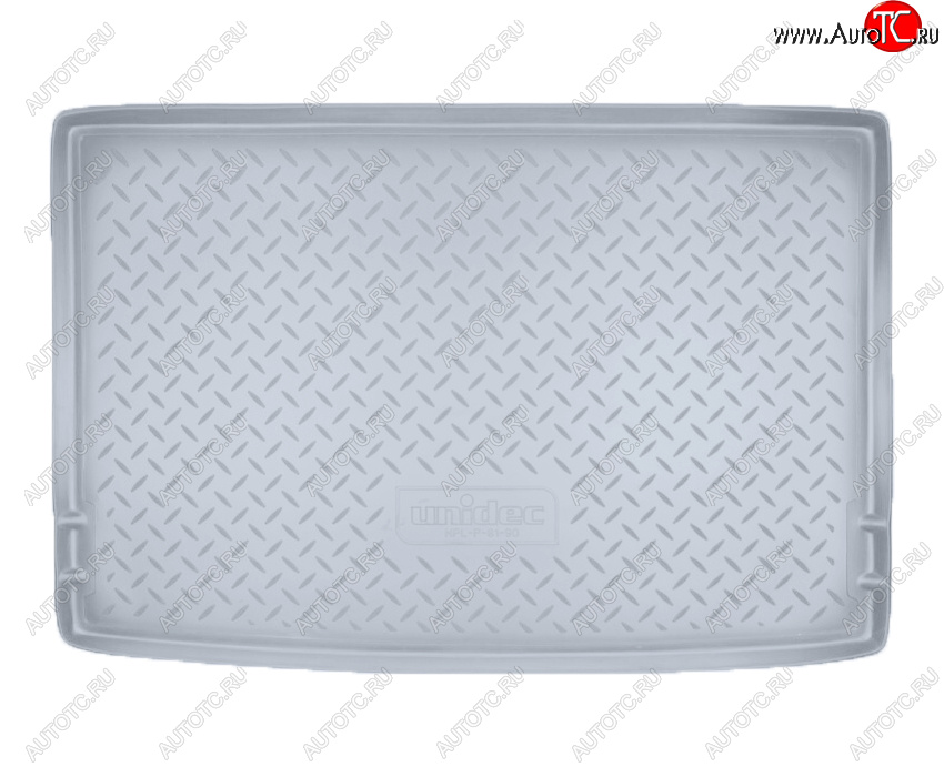 2 159 р. Коврик багажника Norplast Unidec  Skoda Yeti (2009-2018) (Цвет: серый)  с доставкой в г. Кемерово