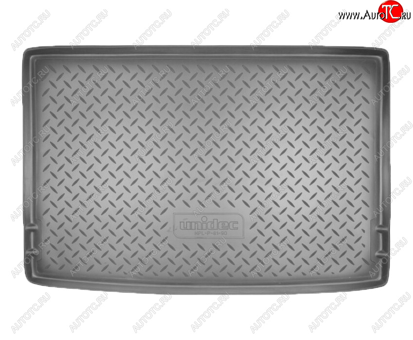 1 749 р. Коврик в багажник Norplast Unidec Skoda Yeti (2009-2013) (Цвет: черный)  с доставкой в г. Кемерово