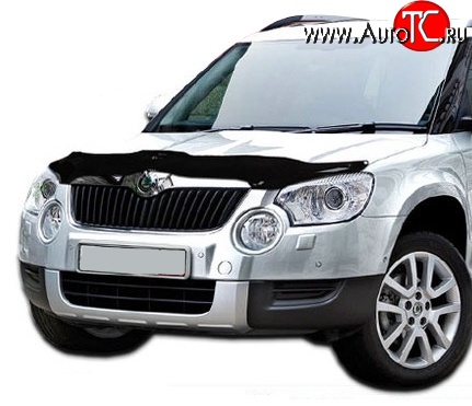 4 599 р. Дефлектор капота NovLine Skoda Yeti (2009-2013)  с доставкой в г. Кемерово