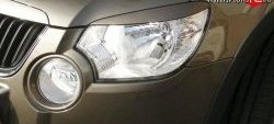1 149 р. Реснички Sport v2 на фары  Skoda Yeti (2009-2013) (Неокрашенные)  с доставкой в г. Кемерово. Увеличить фотографию 3