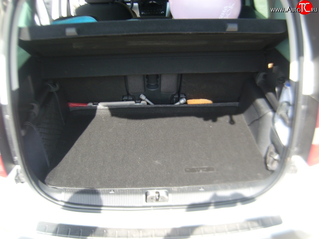 489 р. Коврик в багажник Aileron (велюр)  Skoda Yeti (2009-2013)  с доставкой в г. Кемерово