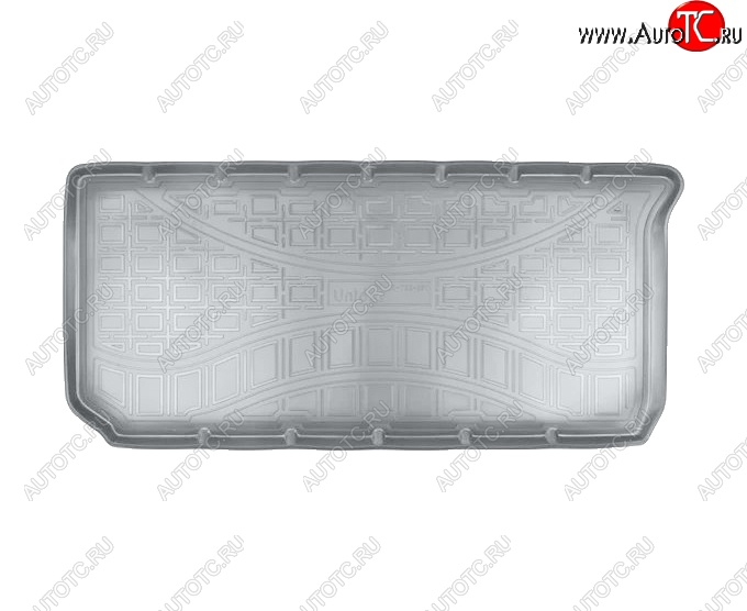 1 759 р. Коврик в багажник Norplast  Smart Fortwo  С453 (2007-2014) 2 хэтчбэк 3 дв. (Серый)  с доставкой в г. Кемерово