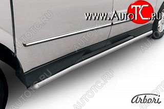 12 059 р. Защита порогов Arbori  SSANGYONG Actyon Sport (2012-2025)  с доставкой в г. Кемерово