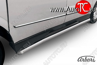 12 869 р. Защита порогов Arbori  SSANGYONG Actyon Sport (2012-2025)  с доставкой в г. Кемерово