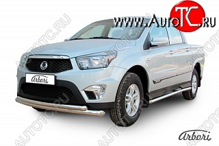 14 579 р. Обвес переднего бампера Arbori SSANGYONG Actyon Sport (2012-2025)  с доставкой в г. Кемерово