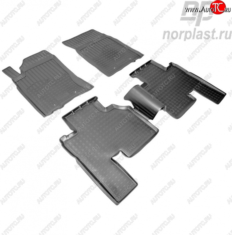 2 699 р. Комплект ковриков в салон Norplast  SSANGYONG Actyon Sport (2012-2025)  с доставкой в г. Кемерово